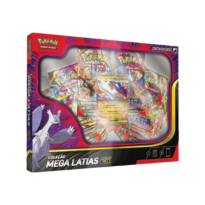 PTBR | Pokémon | Box Coleção Mega Latias EX