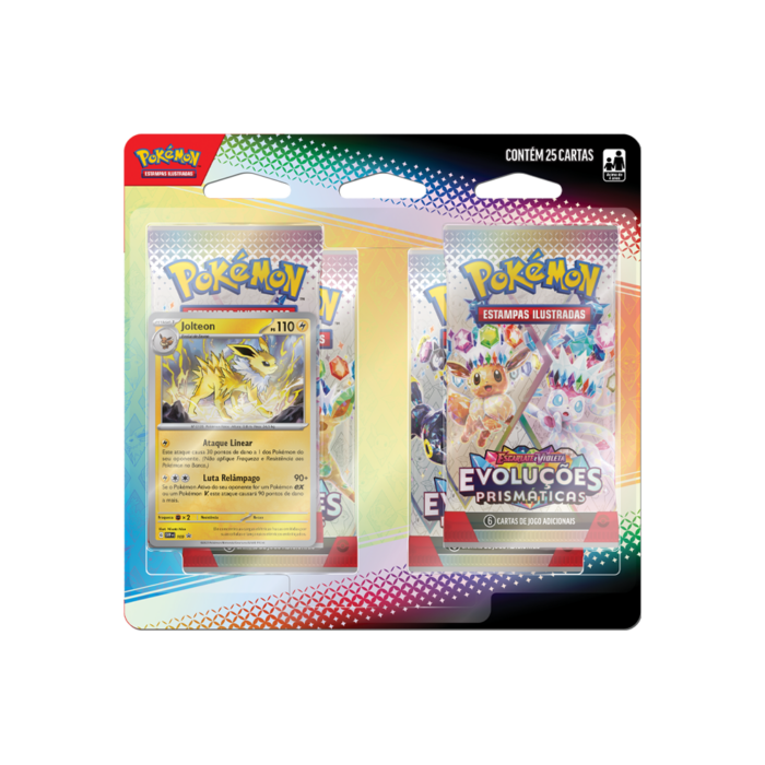 PTBR | Pokémon | Blister Quádruplo Evoluções Prismáticas - Jolteon