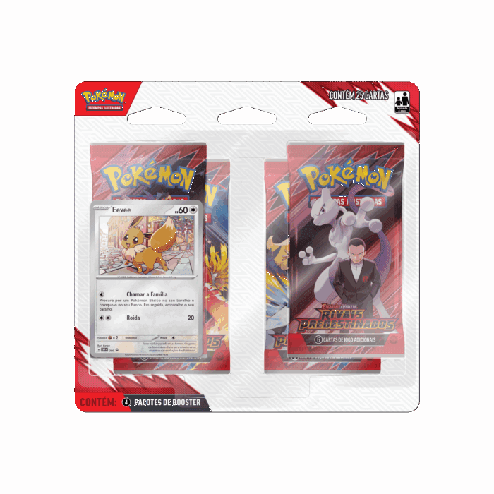 PTBR | Pokémon | Blister Quádruplo Rivais Predestinados – Eevee