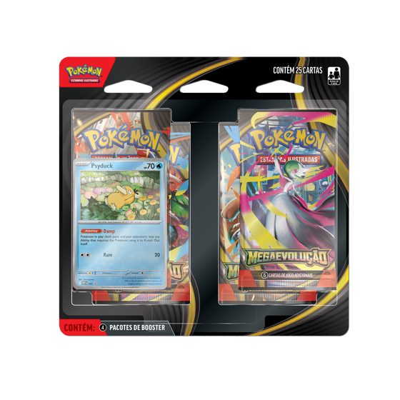 PTBR | Pokémon | Blister Quádruplo Mega Evolução – Psyduck