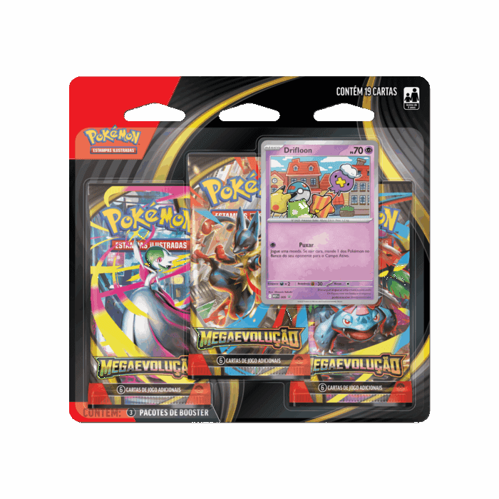 PTBR | Pokémon | Blister Triplo Mega Evolução – Drifloon