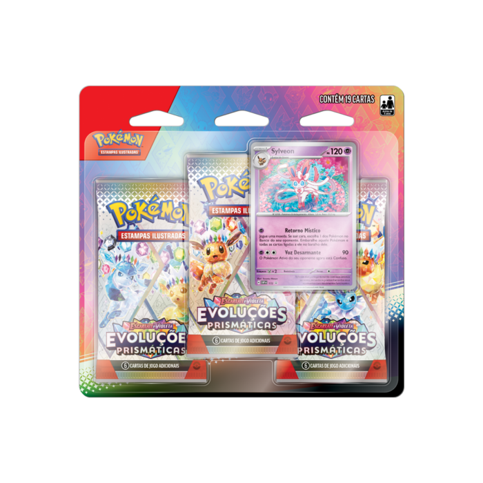 PTBR | Pokémon | Blister Triplo Evoluções Prismáticas – Sylveon