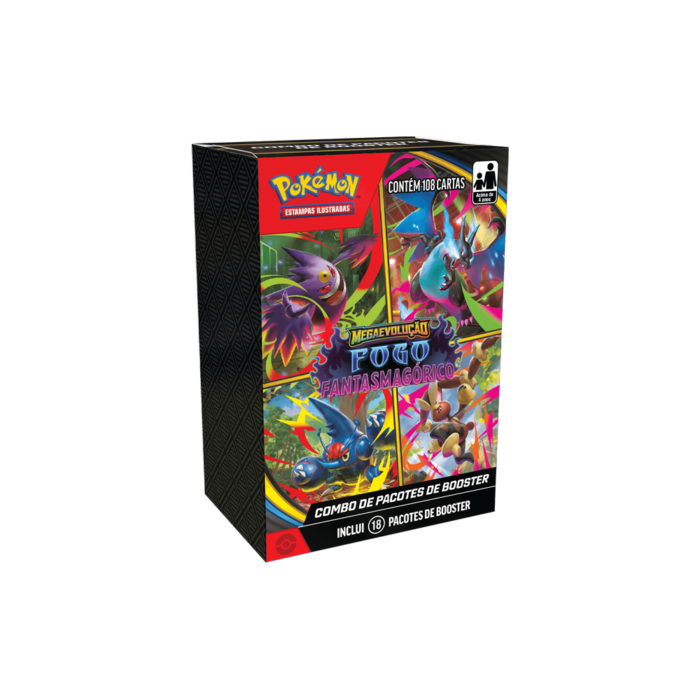 PTBR | Pokémon | Combo de Booster Fogo Fantasmagórico