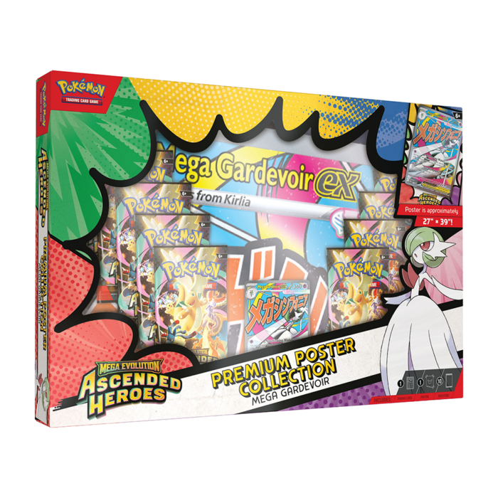 ING | Pokémon | Box Coleção Mega Gardevoir Heróis Excelsos
