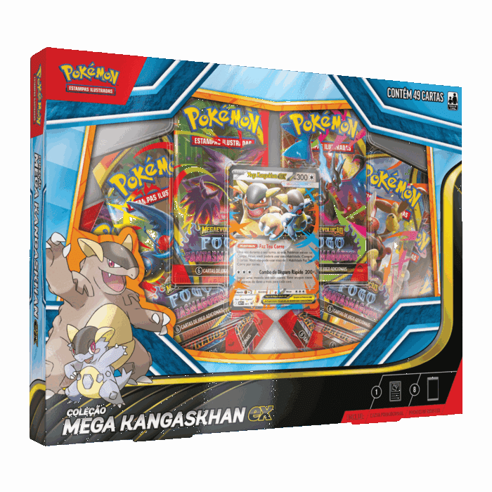 PTBR | Pokémon | Box Coleção Mega Kangaskhan EX